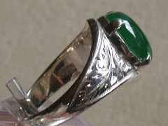 本翡翠　シルバーリング5