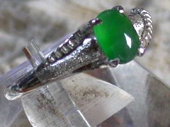 本翡翠　シルバーリング2