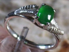 本翡翠　シルバーリング4