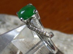 本翡翠　シルバーリング5