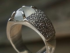 本翡翠　シルバーリング3