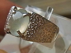 本翡翠　シルバーリング4
