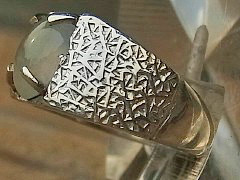 本翡翠　シルバーリング5