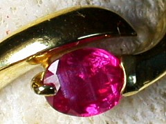 ルビー　リング18K1