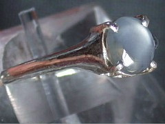 スターサファイア　シルバーリング5