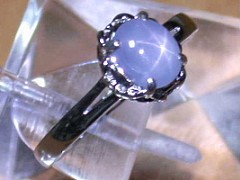 スターサファイア　シルバーリング2