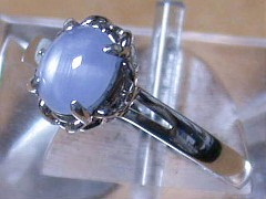 スターサファイア　シルバーリング5