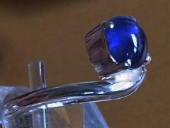 スターサファイア　シルバーリング2