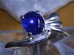 スターサファイア　シルバーリング5