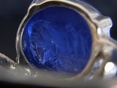 スターサファイア　シルバーリング5