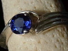スターサファイア　シルバーリング4