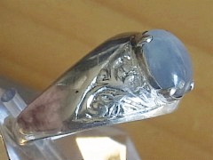 スターサファイア　シルバーリング6
