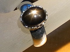 スターサファイア　シルバーリング4