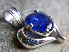 スターサファイア　シルバーリング6