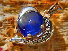 スターサファイア　シルバーリング4