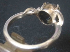 スターサファイア　シルバーリング3