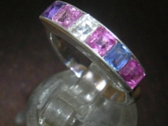 スターサファイア　シルバーリング5