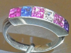 スターサファイア　シルバーリング2