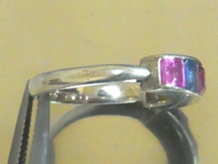 スターサファイア　シルバーリング3