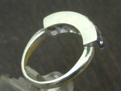 スターサファイア　シルバーリング3